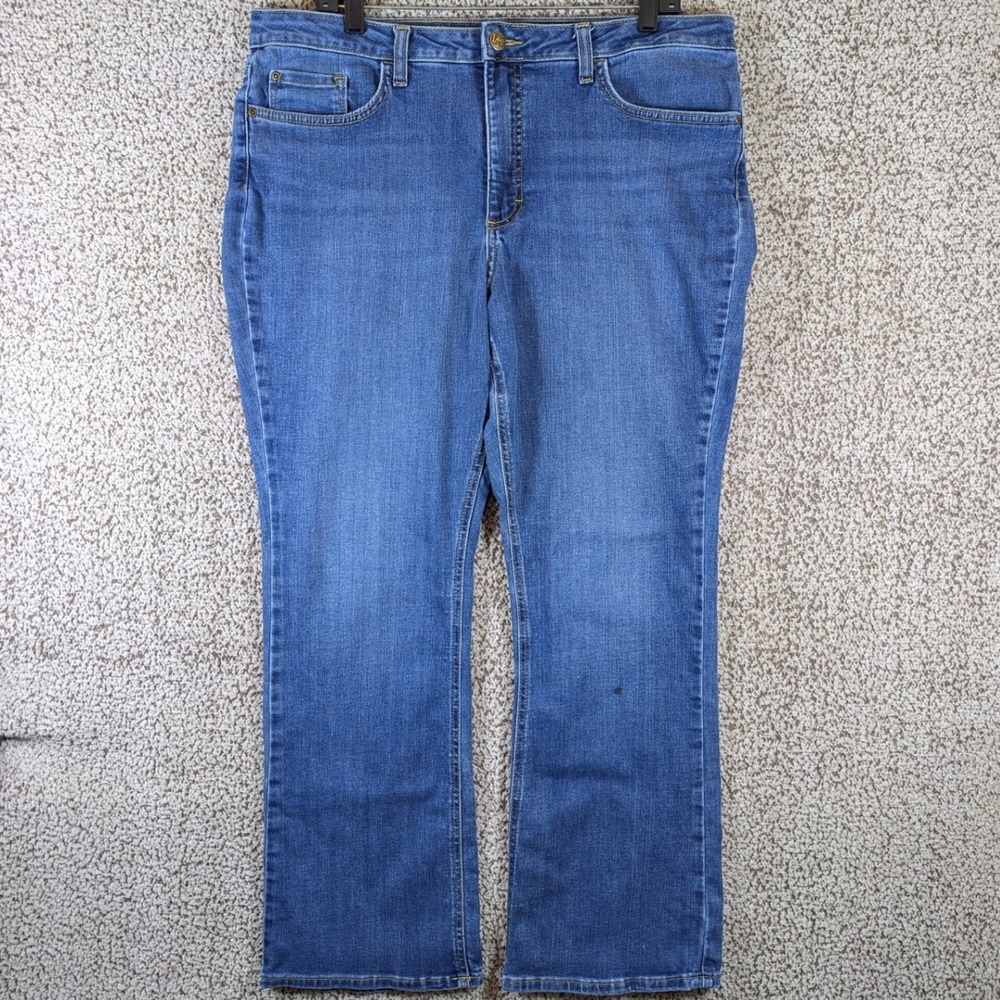 Lee‎ Regular Fit Jeans Mid Rise Denim Everyday Casual Comfort Blue Size 18M